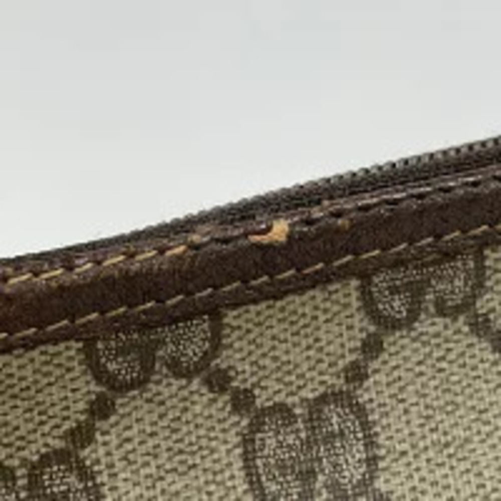 Gucci GG Red Sherry Shoulder Beige Bag Canvas Green Tan Green